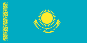 kazakistan bayrak
