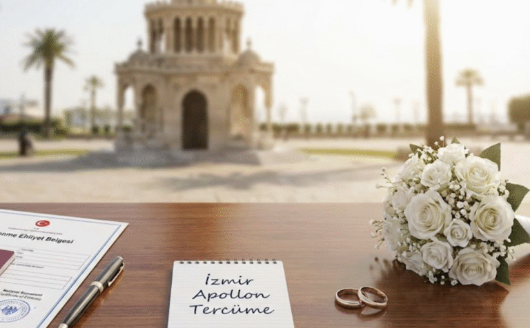 evlendirme belgeleri ve saat kulesi