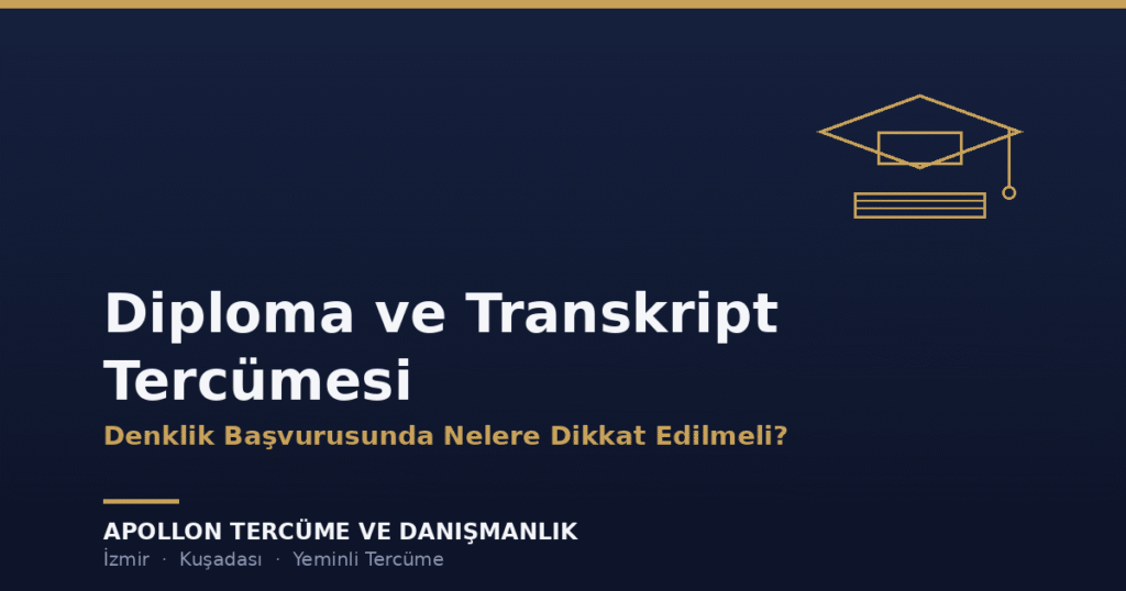 Diploma ve Transkript Tercümesi: Denklik Başvurusunda Nelere Dikkat Edilmeli? kapak görseli